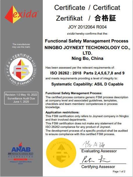 ISO 26262 ASIL D